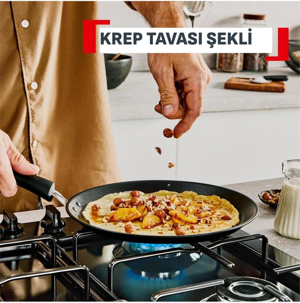 تابه کرپ Tefal Experience Fusion Core 9X 25cm تابه کرپ Tefal Experience Fusion Core 9X 25cm