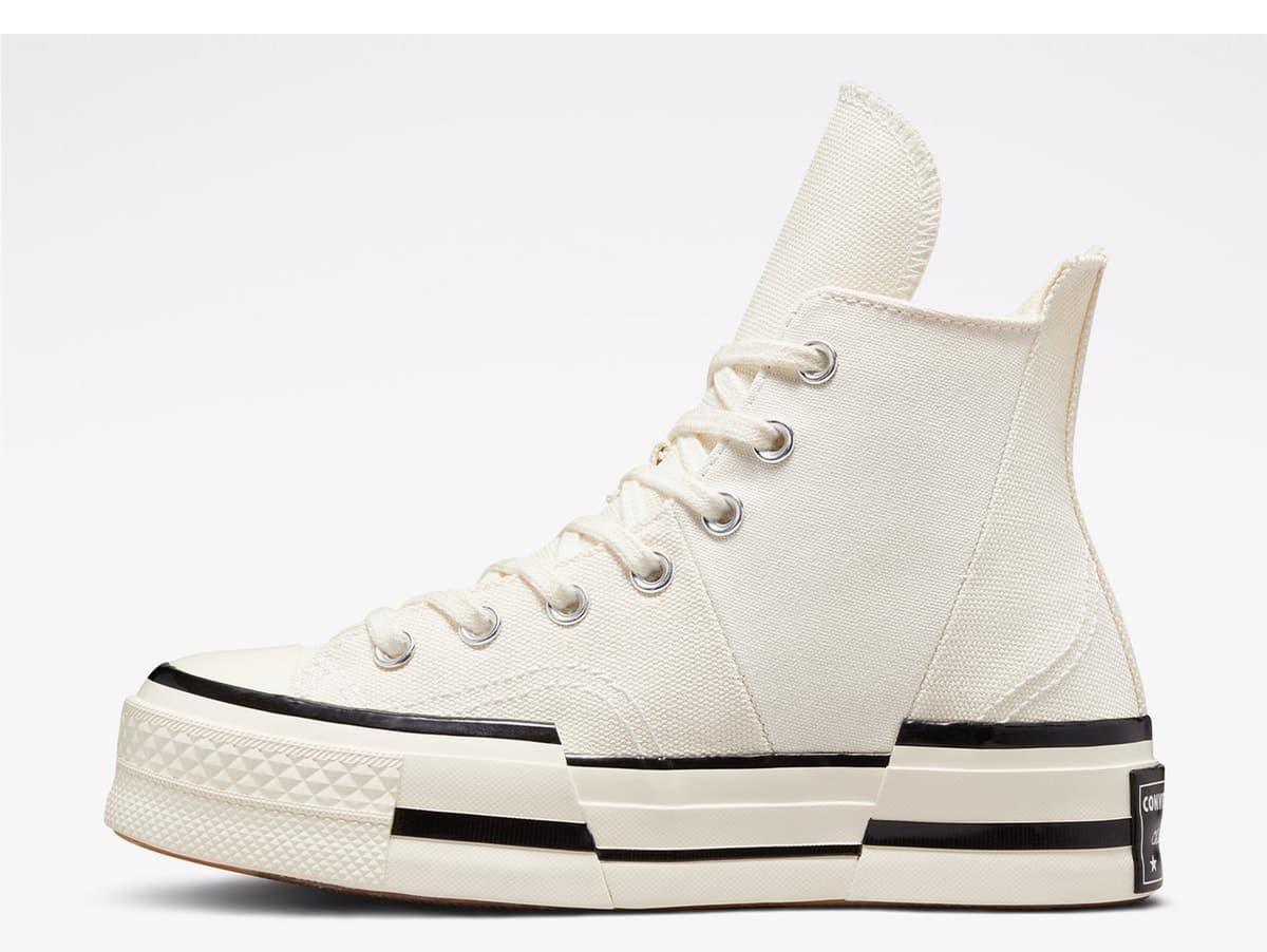کفش اسنیکر یونیسکس Converse کانواس سفید مدل Chuck 70 Plus کفش اسنیکر یونیسکس Converse کانواس سفید مدل Chuck 70 Plus