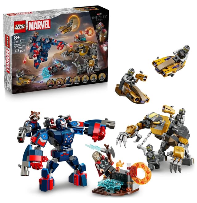 لگو 76322 Marvel Avengers: Endgame Thor علیه Chitauri 373 قطعه لگو 76322 Marvel Avengers: Endgame Thor علیه Chitauri 373 قطعه