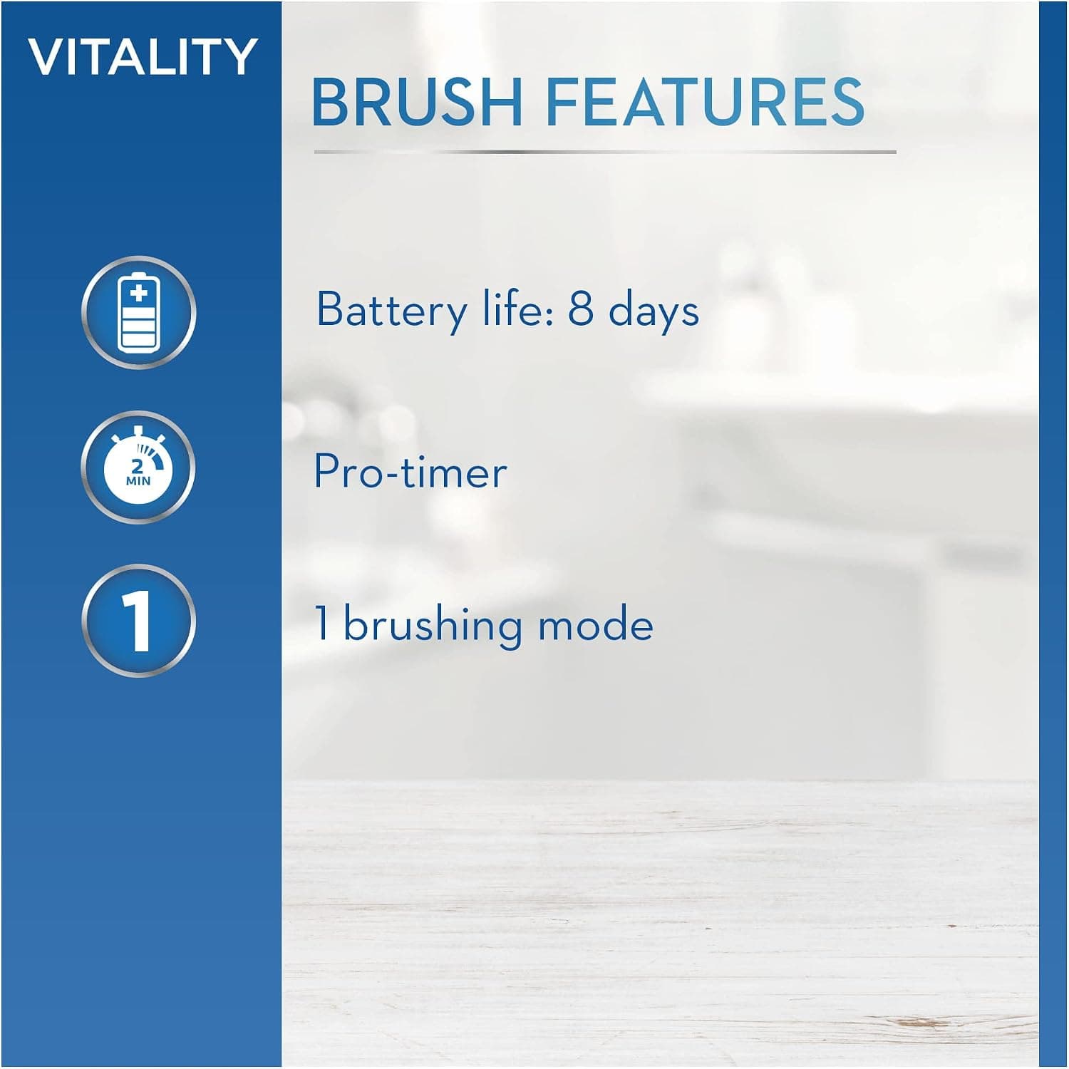 مسواک برقی Oral-B با ۱ دسته و ۲ سری متقاطع، ۱ حالت، تمیزکنندگی 2D، دوشاخه UK، آبی و سفید مسواک برقی Oral-B با ۱ دسته و ۲ سری متقاطع، ۱ حالت، تمیزکنندگی 2D، دوشاخه UK، آبی و سفید