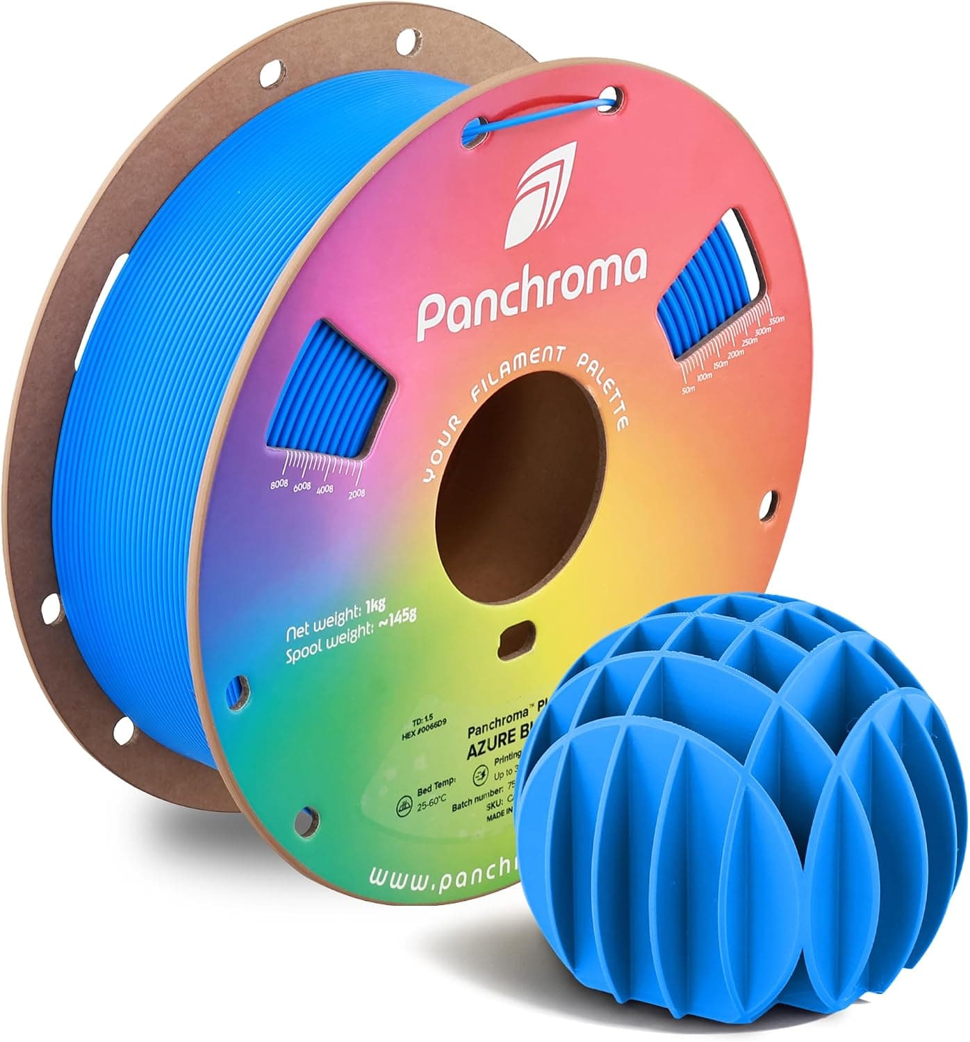 فیلامنت پرینتر سه بعدی Polymaker Panchroma PLA آبی آزور 1.75mm 1kg فیلامنت پرینتر سه بعدی Polymaker Panchroma PLA آبی آزور 1.75mm 1kg