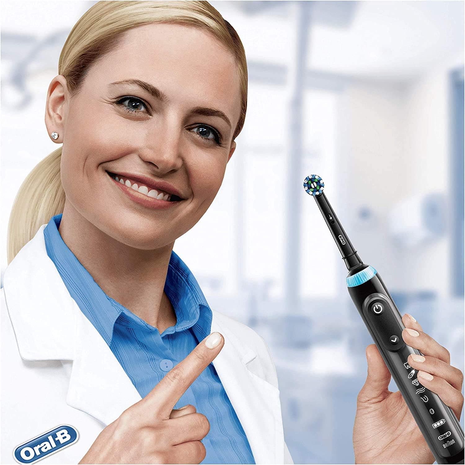 سری یدکی مسواک برقی Oral-B CrossAction مشکی بسته 4 عددی سری یدکی مسواک برقی Oral-B CrossAction مشکی بسته 4 عددی