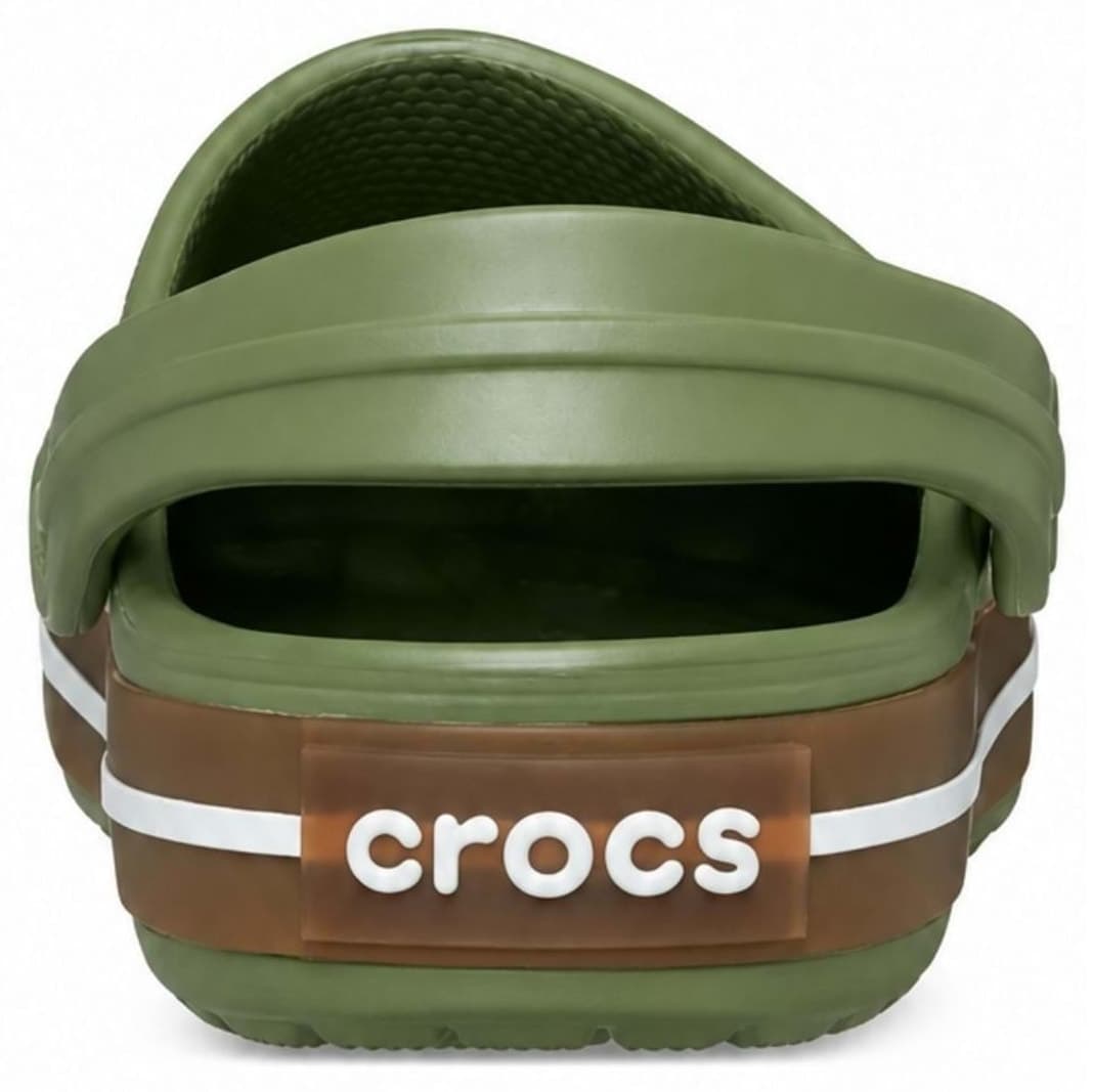 کفش کلاگ یونیسکس Crocs ارتوپدی مخصوص پزشک و پرستار مدل Crocband خاکی کفش کلاگ یونیسکس Crocs ارتوپدی مخصوص پزشک و پرستار مدل Crocband خاکی