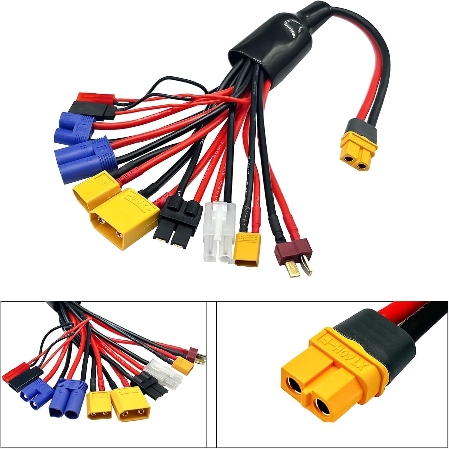 کابل تبدیل و رابط شارژر باتری لیتیومی FLY RC مدل 10 in 1 کابل تبدیل و رابط شارژر باتری لیتیومی FLY RC مدل 10 in 1