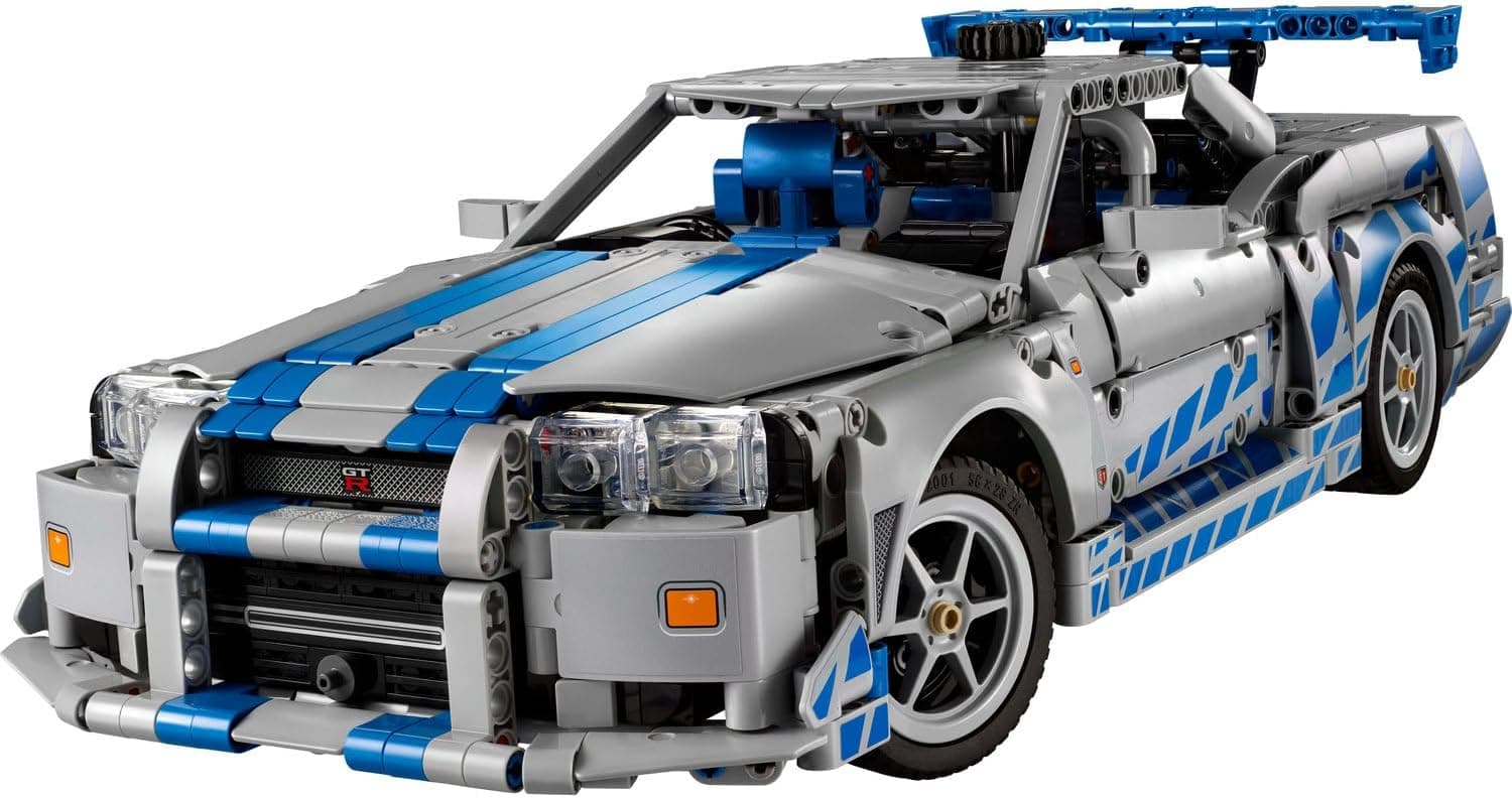 لگو Technic Nissan Skyline GT-R ماشین (R34) مدل 42210 لگو Technic Nissan Skyline GT-R ماشین (R34) مدل 42210
