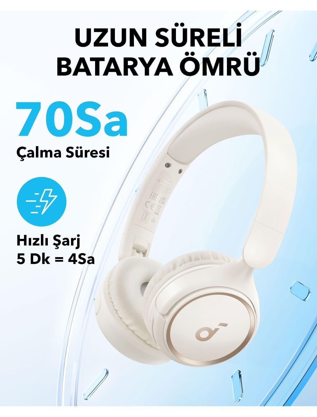 هدفون Anker Soundcore H30i بیسیم میکروفوندار ۷۰ ساعته سفید مدل A3012 هدفون Anker Soundcore H30i بیسیم میکروفوندار ۷۰ ساعته سفید مدل A3012
