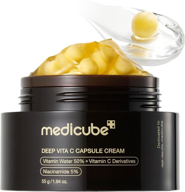 کرم کپسولی Medicube با ویتامین C عمیق و لیپوزوم 1.94 oz کرم کپسولی Medicube با ویتامین C عمیق و لیپوزوم 1.94 oz