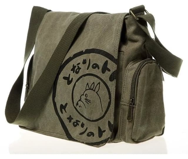 کیف پستچی Touz خاکی با طرح Totoro مدل Ellevanahakitotoro02 کیف پستچی Touz خاکی با طرح Totoro مدل Ellevanahakitotoro02