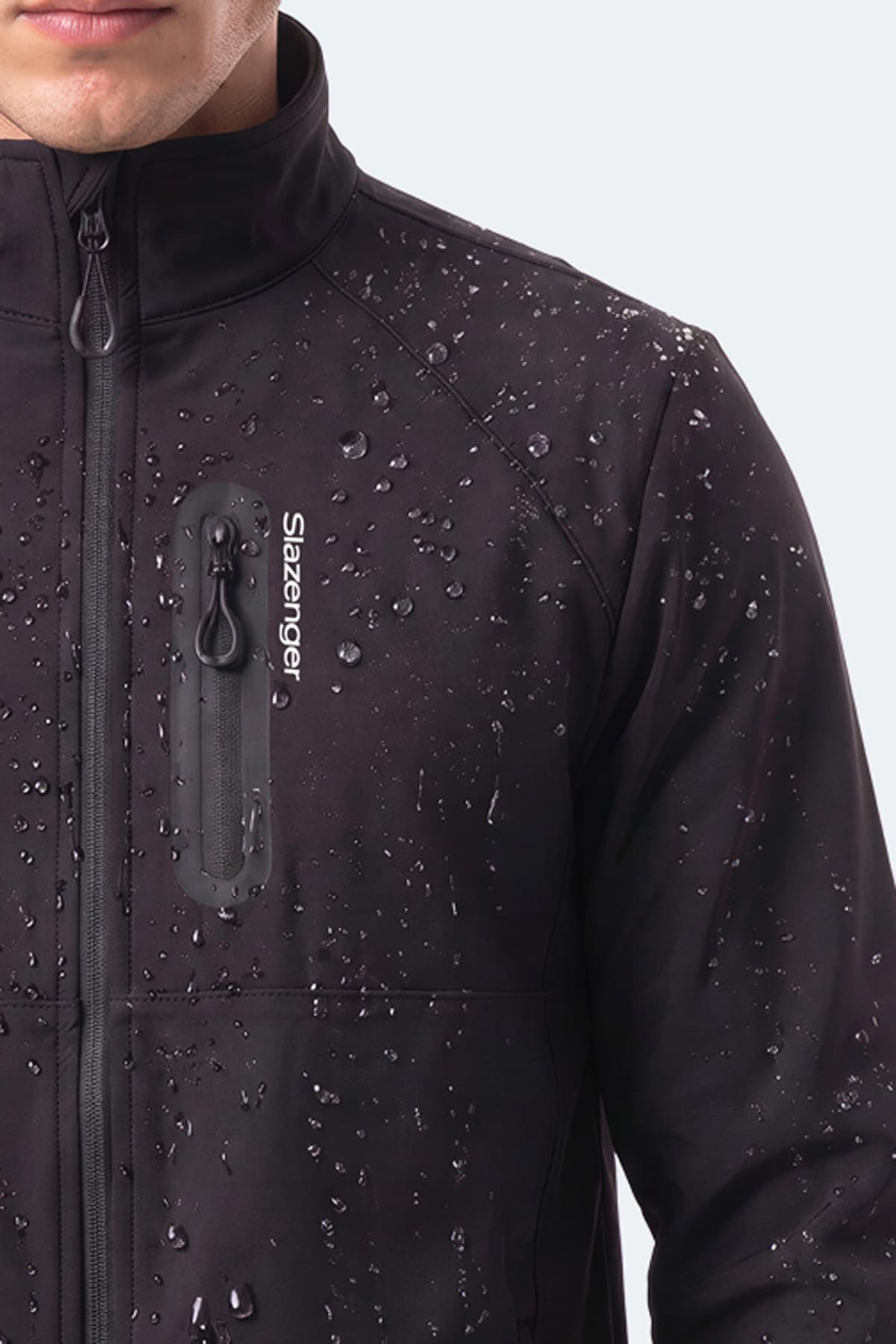 مونت مردانه Slazenger پلار ضد باد و آب سافتشل مشکی مدل CRIMSON I مونت مردانه Slazenger پلار ضد باد و آب سافتشل مشکی مدل CRIMSON I