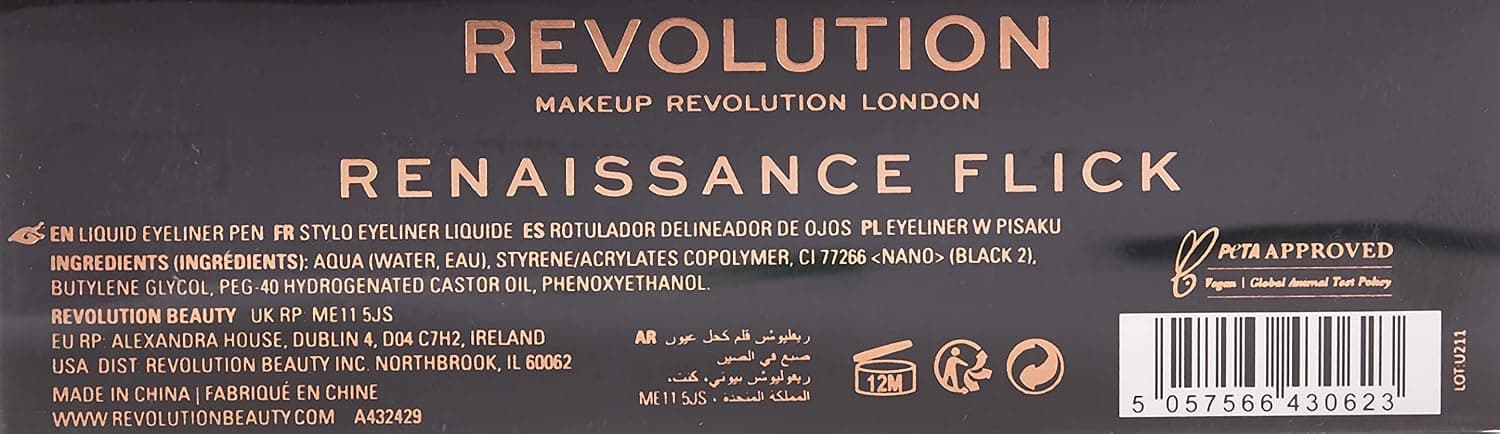 خط چشم ضدآب Revolution Makeup Revolution خط چشم ضدآب Revolution Makeup Revolution