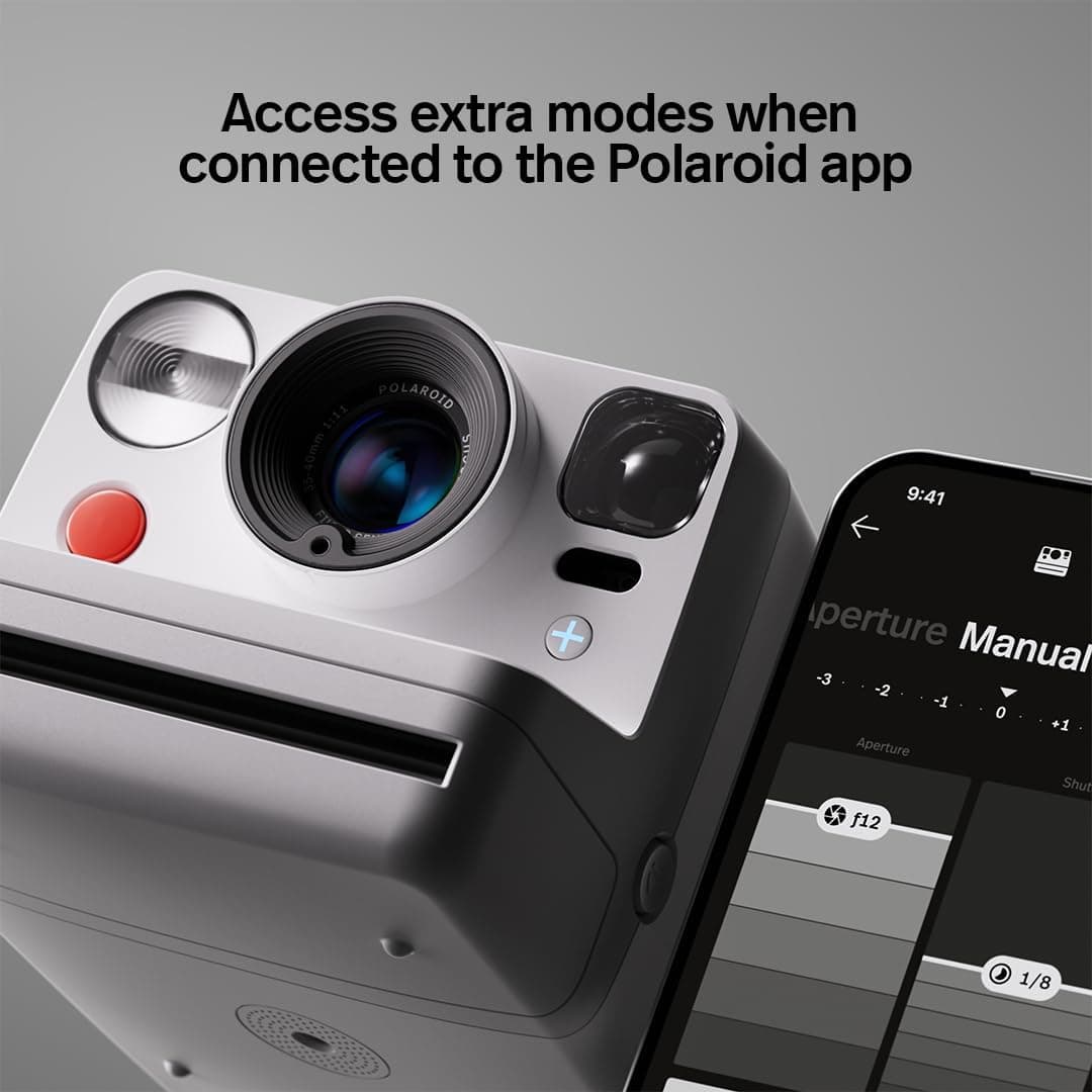 دوربین فوری Polaroid Now+ 3rd Generation I-Type مرجانی با اتصال Bluetooth و کنترل اپلیکیشن، فقط دوربین بدون فیلم مدل 9162 دوربین فوری Polaroid Now+ 3rd Generation I-Type مرجانی با اتصال Bluetooth و کنترل اپلیکیشن، فقط دوربین بدون فیلم مدل 9162