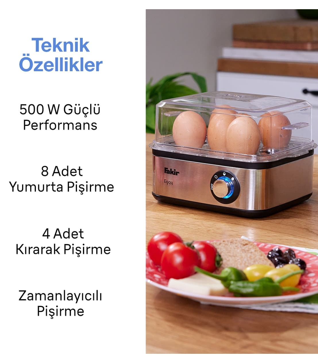 دستگاه پخت تخممرغ Fakir مدل Eggy دستگاه پخت تخممرغ Fakir مدل Eggy