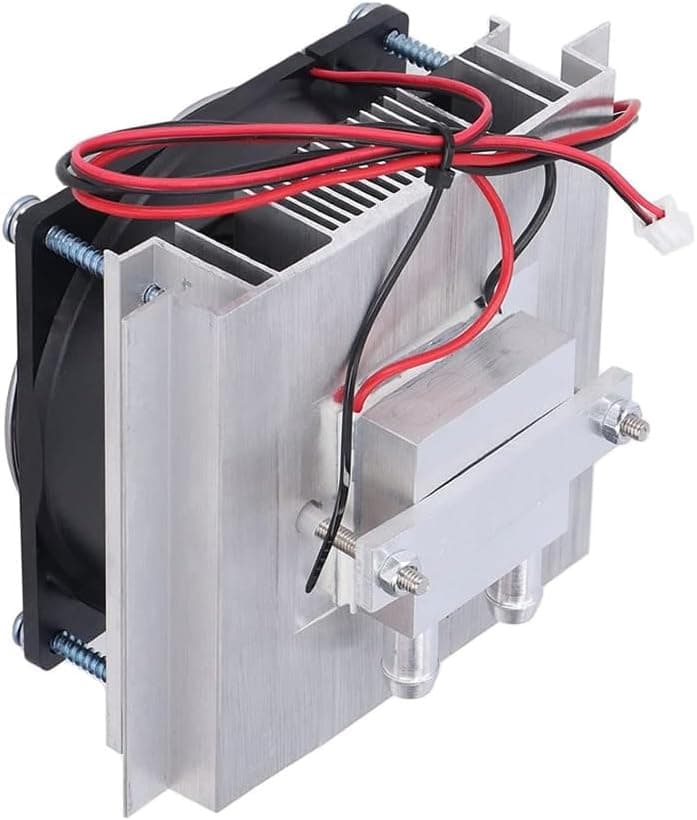 سیستم خنککننده آب ترموالکتریک پلتیر Alkatronik مدل TEC1-12706، 50W، 12V DC، فلزی/پلاستیکی، مشکی/نقرهای سیستم خنککننده آب ترموالکتریک پلتیر Alkatronik مدل TEC1-12706، 50W، 12V DC، فلزی/پلاستیکی، مشکی/نقرهای