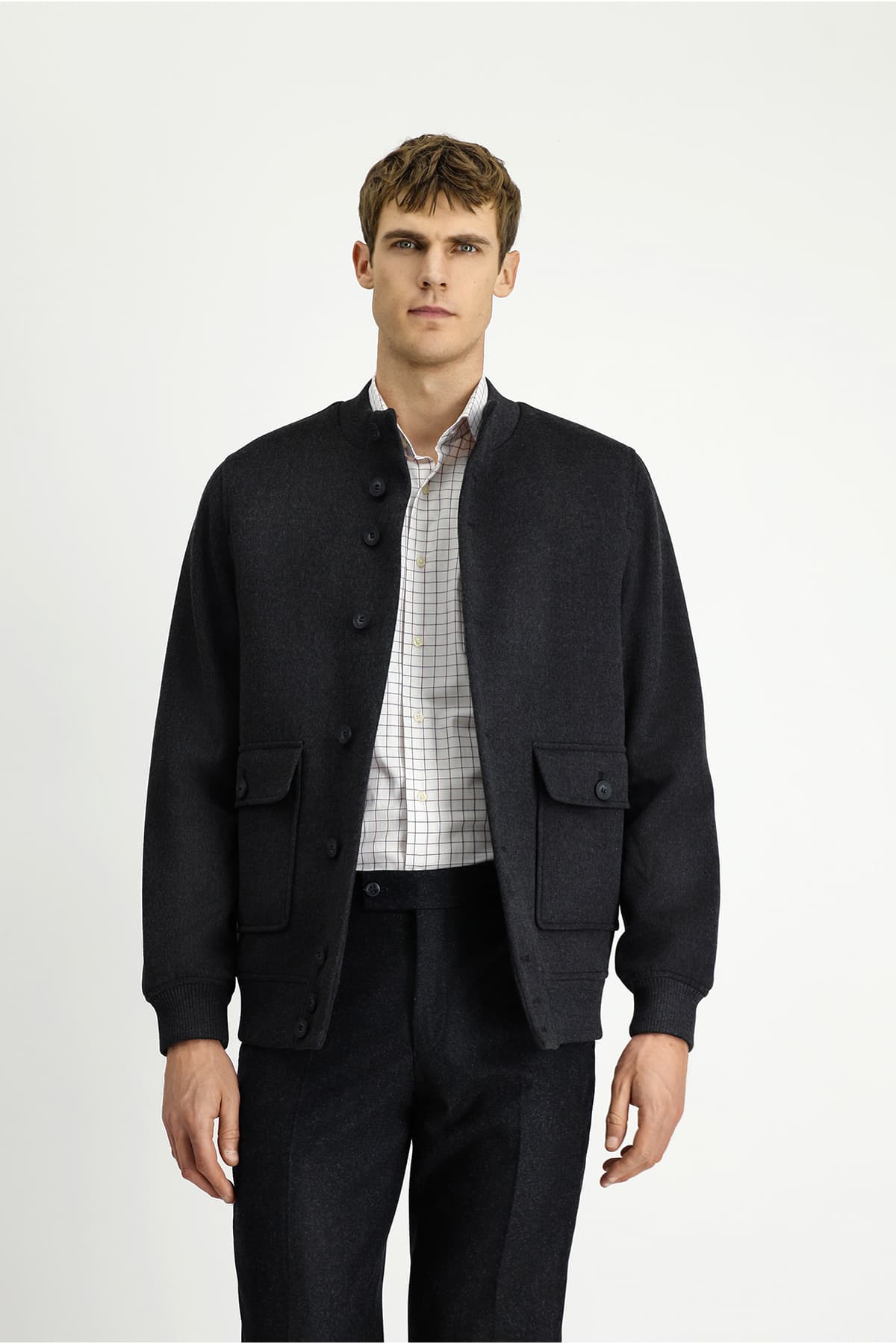 کت بامبر مردانه Kiğılı Slim Fit یقه ایستاده کت بامبر مردانه Kiğılı Slim Fit یقه ایستاده