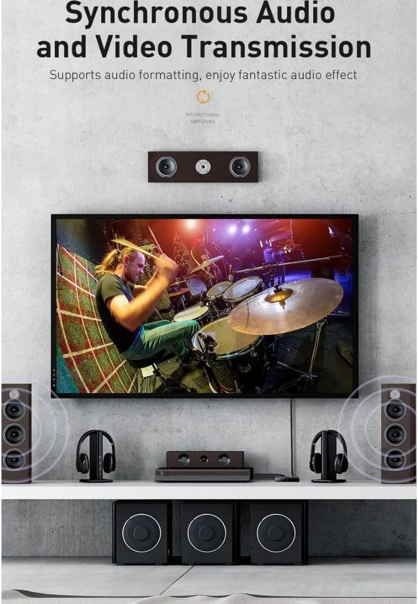 آداپتور هاب HDMI پسرانه Baseus Matrix 2 in 1 خاکستری تیره 4K 60Hz سفری آداپتور هاب HDMI پسرانه Baseus Matrix 2 in 1 خاکستری تیره 4K 60Hz سفری