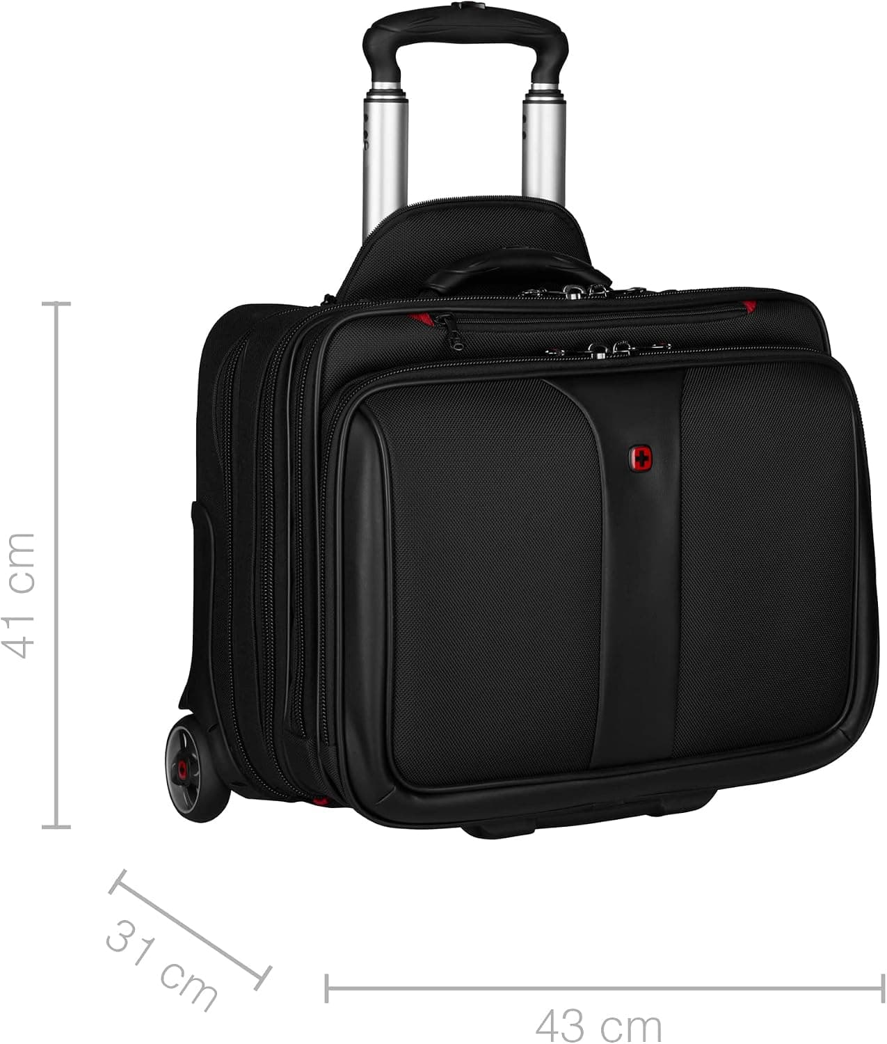 کیف لپ تاپ یونیسکس Wenger چرخدار ۱۷ اینچی مدل Patriot 2-in-1 مشکی کیف لپ تاپ یونیسکس Wenger چرخدار ۱۷ اینچی مدل Patriot 2-in-1 مشکی