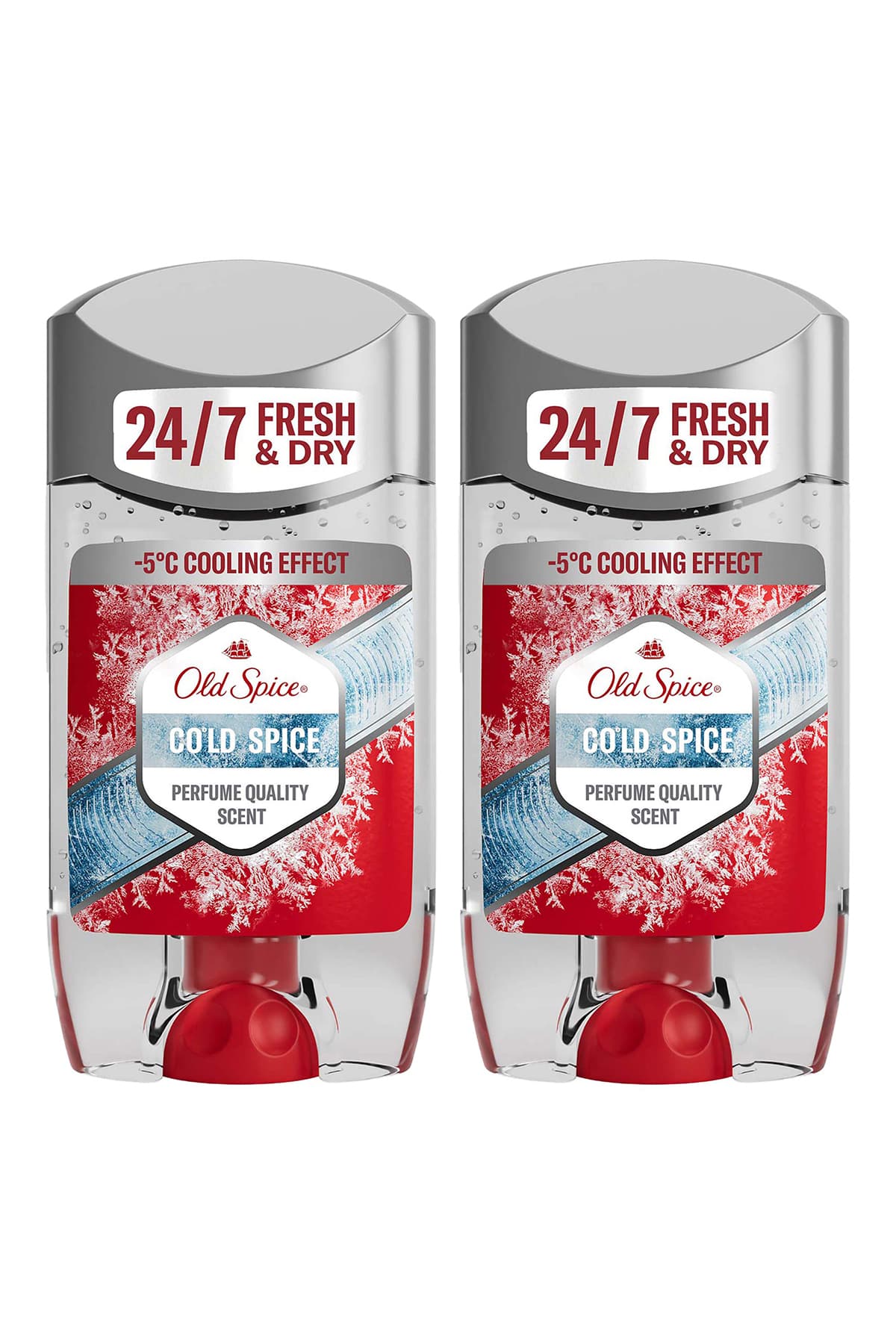 ژل شفاف ضدتعریق Old Spice Cold Spice 70ml x2 ژل شفاف ضدتعریق Old Spice Cold Spice 70ml x2