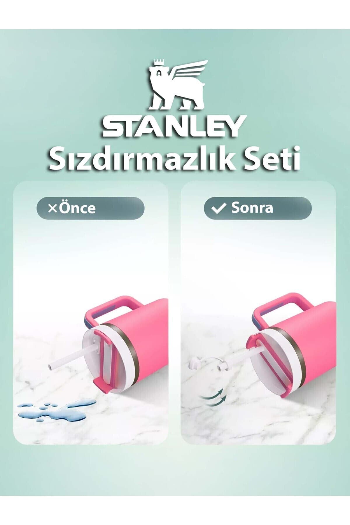 ست ۳ عددی لوازم جانبی Stanley شفاف ضدنشت نیدار سازگار Quencher 1.18 و 0.89 ست ۳ عددی لوازم جانبی Stanley شفاف ضدنشت نیدار سازگار Quencher 1.18 و 0.89