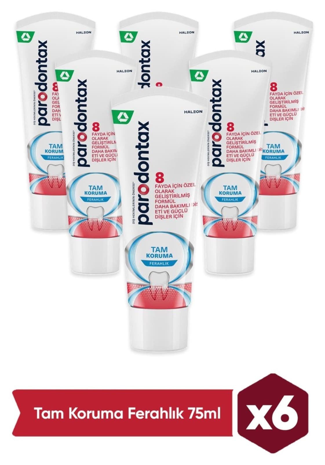 خمیردندان Parodontax محافظت کامل طراوت اضافی 75ml×6 عدد خمیردندان Parodontax محافظت کامل طراوت اضافی 75ml×6 عدد