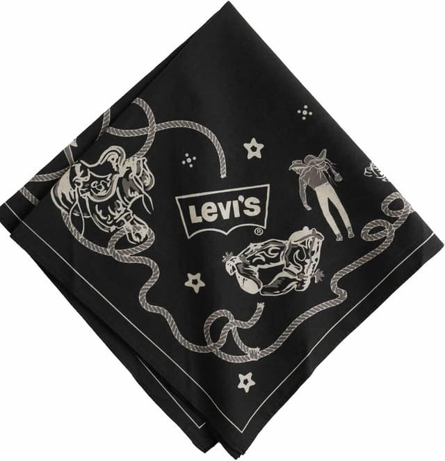 فولار زنانه Levi's نخی تک سایز مشکی مدل 004D700000 فولار زنانه Levi's نخی تک سایز مشکی مدل 004D700000