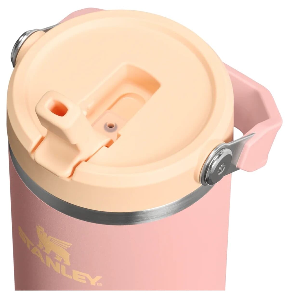 تامبلر Stanley Buz Akışı Flip Straw 0.89L / 30oz رنگ هلویی گلی تامبلر Stanley Buz Akışı Flip Straw 0.89L / 30oz رنگ هلویی گلی