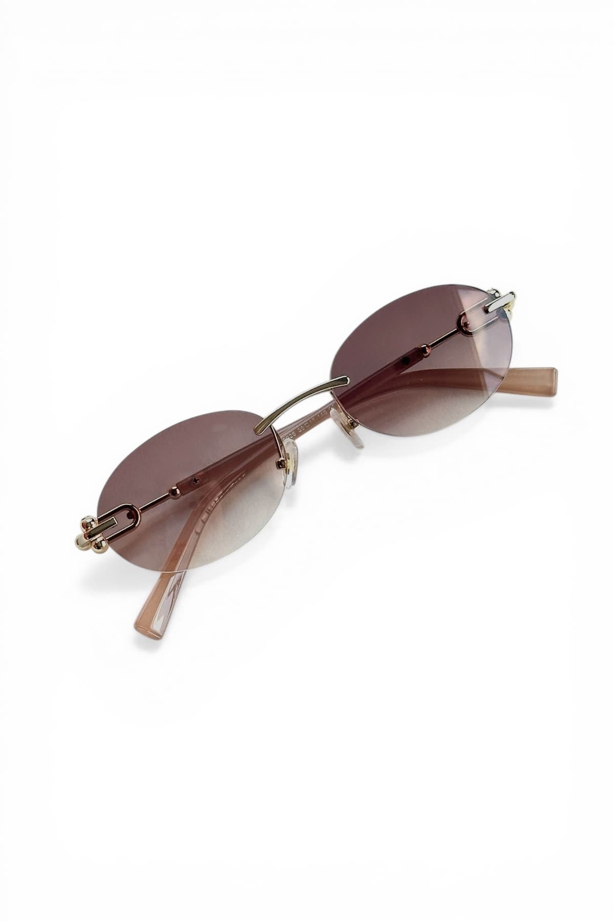 عینک آفتابی زنانه REN EYEWEAR فلزی بیضی با لنز گرادیانی UV400 مدل DERLA عینک آفتابی زنانه REN EYEWEAR فلزی بیضی با لنز گرادیانی UV400 مدل DERLA