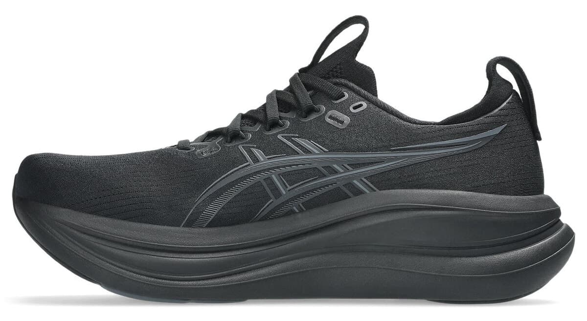 کفش دویدن مردانه Asics مشکی/خاکستری ابسیدین مدل GEL-NIMBUS 28 1011C127-001 کفش دویدن مردانه Asics مشکی/خاکستری ابسیدین مدل GEL-NIMBUS 28 1011C127-001