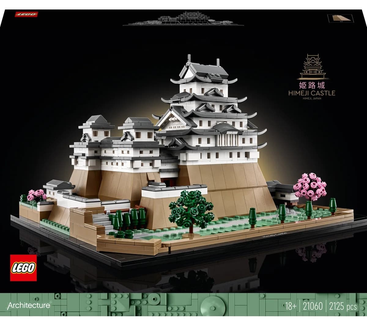 لگو Architecture قلعه Himeji مدل 21060 با 2125 قطعه لگو Architecture قلعه Himeji مدل 21060 با 2125 قطعه