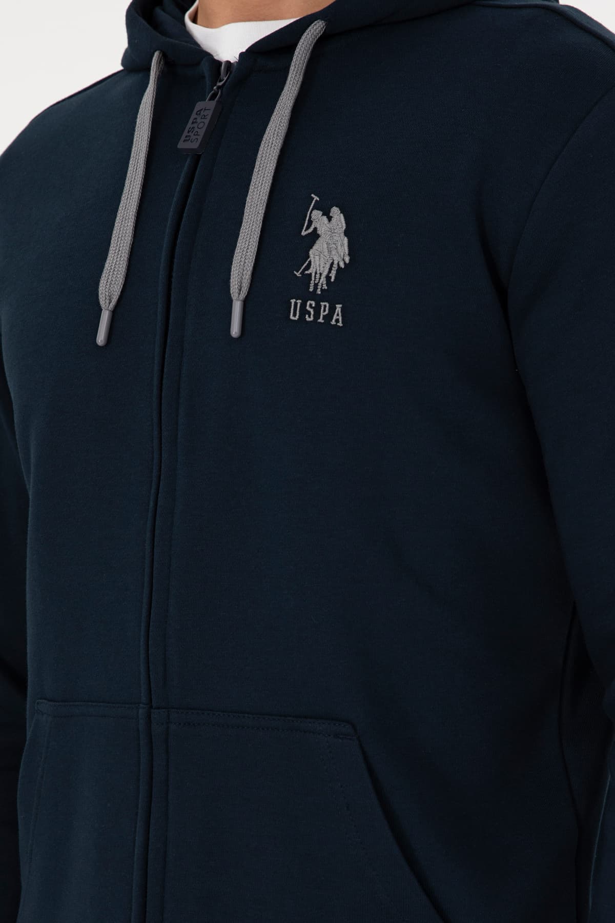 کاردیگان مردانه U.S. Polo Assn. بافت سرمهای مدل 50289028-VR033 کاردیگان مردانه U.S. Polo Assn. بافت سرمهای مدل 50289028-VR033