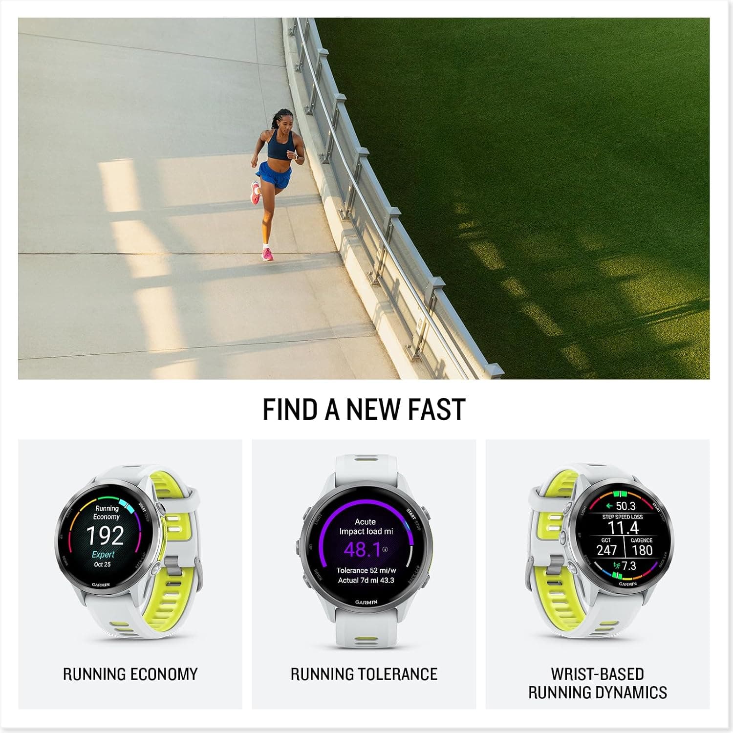 ساعت هوشمند Garmin مدل Forerunner 970 سفید تیتانیومی | زرد ساعت هوشمند Garmin مدل Forerunner 970 سفید تیتانیومی | زرد
