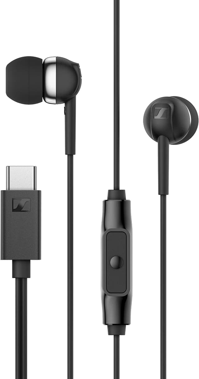 هدفون درونگوشی Sennheiser با ریموت هوشمند یکدکمهای مشکی مدل CX 80U هدفون درونگوشی Sennheiser با ریموت هوشمند یکدکمهای مشکی مدل CX 80U