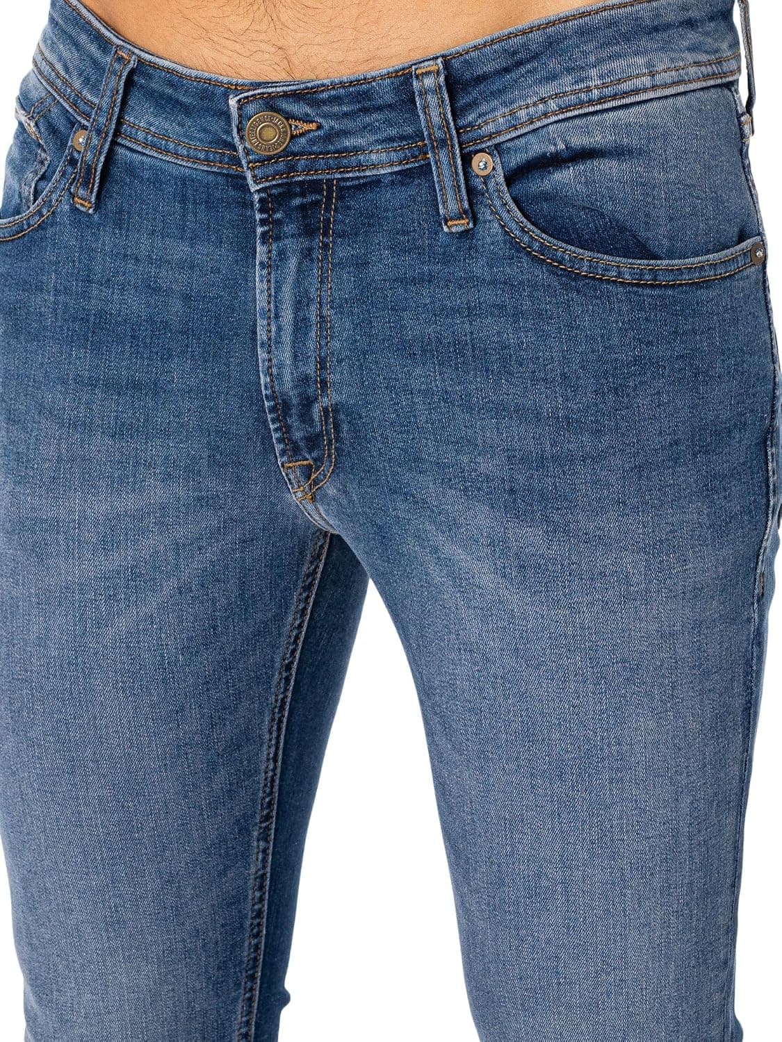 شلوار جین مردانه JACK & JONES فیت معمولی M شلوار جین مردانه JACK & JONES فیت معمولی M
