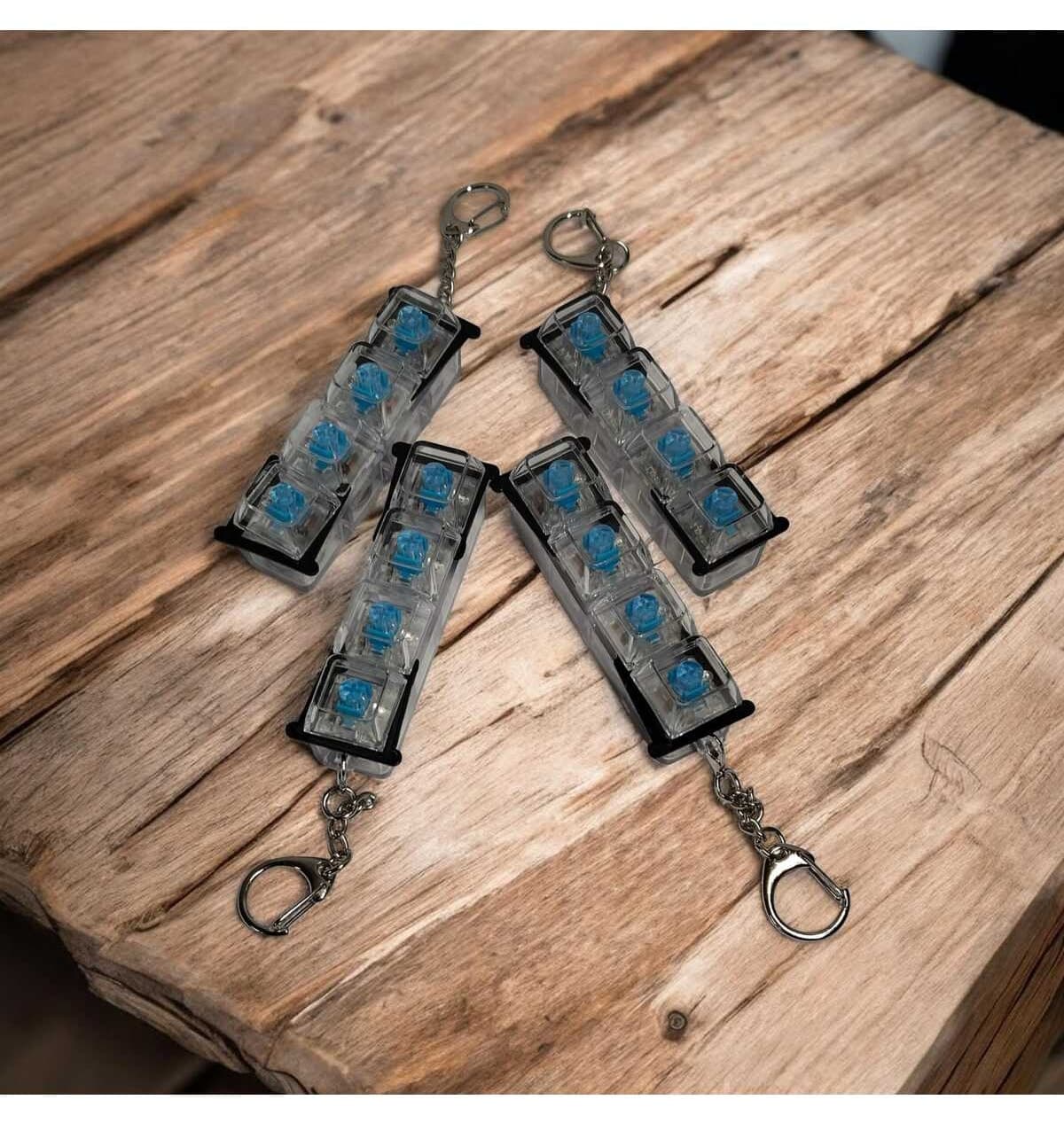 جاکلیدی ضد استرس دکمهای صدادار ۴ عددی feys shop با صفحهکلید نورپردازیشده رنگهای متنوع جاکلیدی ضد استرس دکمهای صدادار ۴ عددی feys shop با صفحهکلید نورپردازیشده رنگهای متنوع