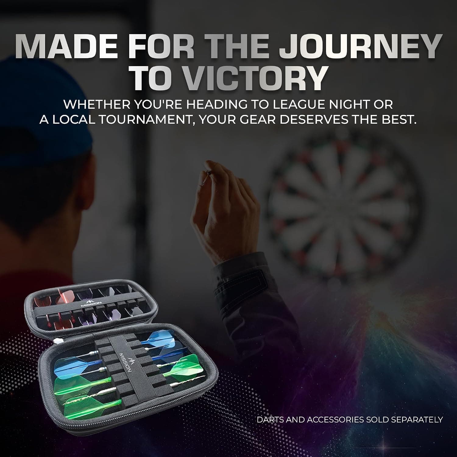 کیف نگهداری دارت Mission Darts مشکی مدل Force 90 EVA کیف نگهداری دارت Mission Darts مشکی مدل Force 90 EVA