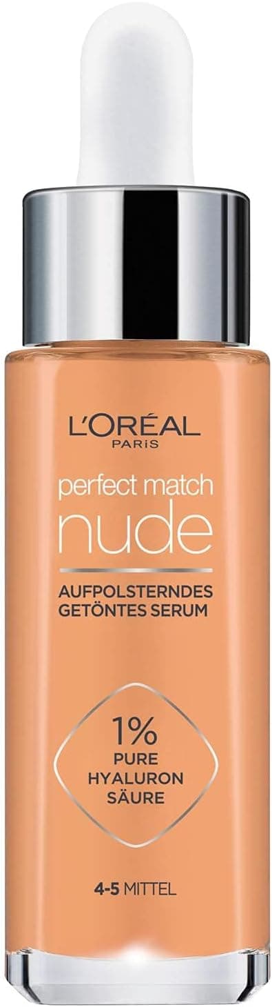 سرم رنگی L'Oreal Paris مدل Perfect Match شماره 6-7 متوسط حاوی هیالورونیک اسید 1 x 30 ml سرم رنگی L'Oreal Paris مدل Perfect Match شماره 6-7 متوسط حاوی هیالورونیک اسید 1 x 30 ml