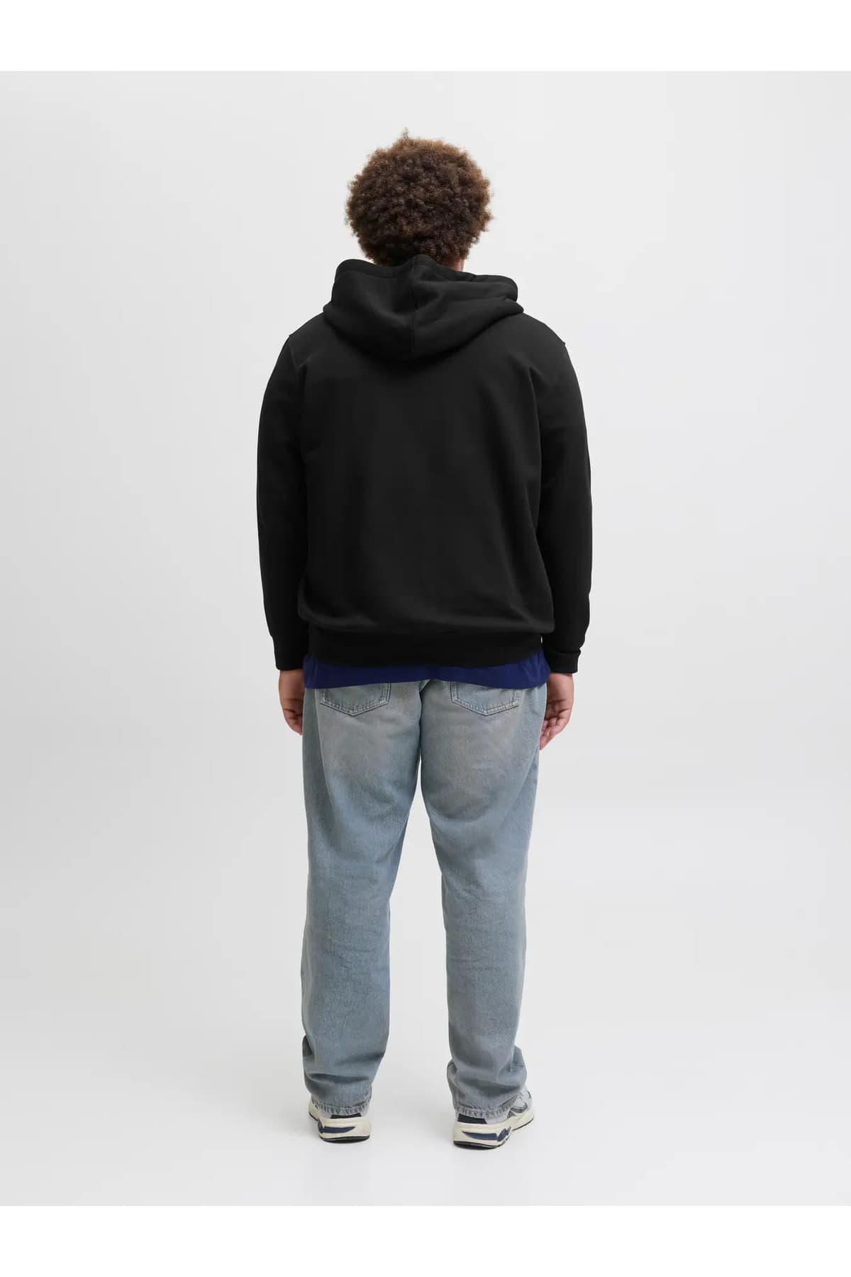 سوئیشرت کاپوشن دار مردانه Jack & Jones مشکی بزرگ سایز مدل 12279517 سوئیشرت کاپوشن دار مردانه Jack & Jones مشکی بزرگ سایز مدل 12279517