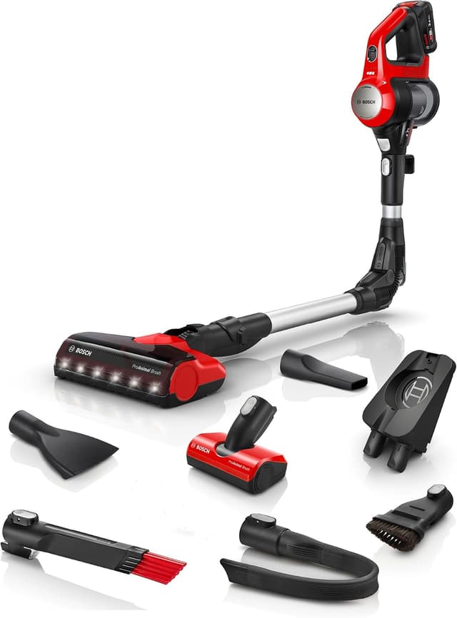 جاروبرقی شارژی عصایی BOSCH ProAnimal قرمز مدل BCS71PETGB جاروبرقی شارژی عصایی BOSCH ProAnimal قرمز مدل BCS71PETGB
