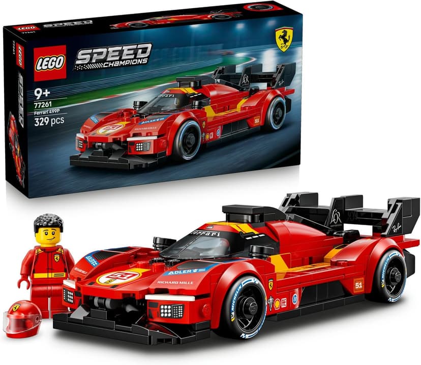 لگو Speed Champions Ferrari 499P مدل 77261 لگو Speed Champions Ferrari 499P مدل 77261