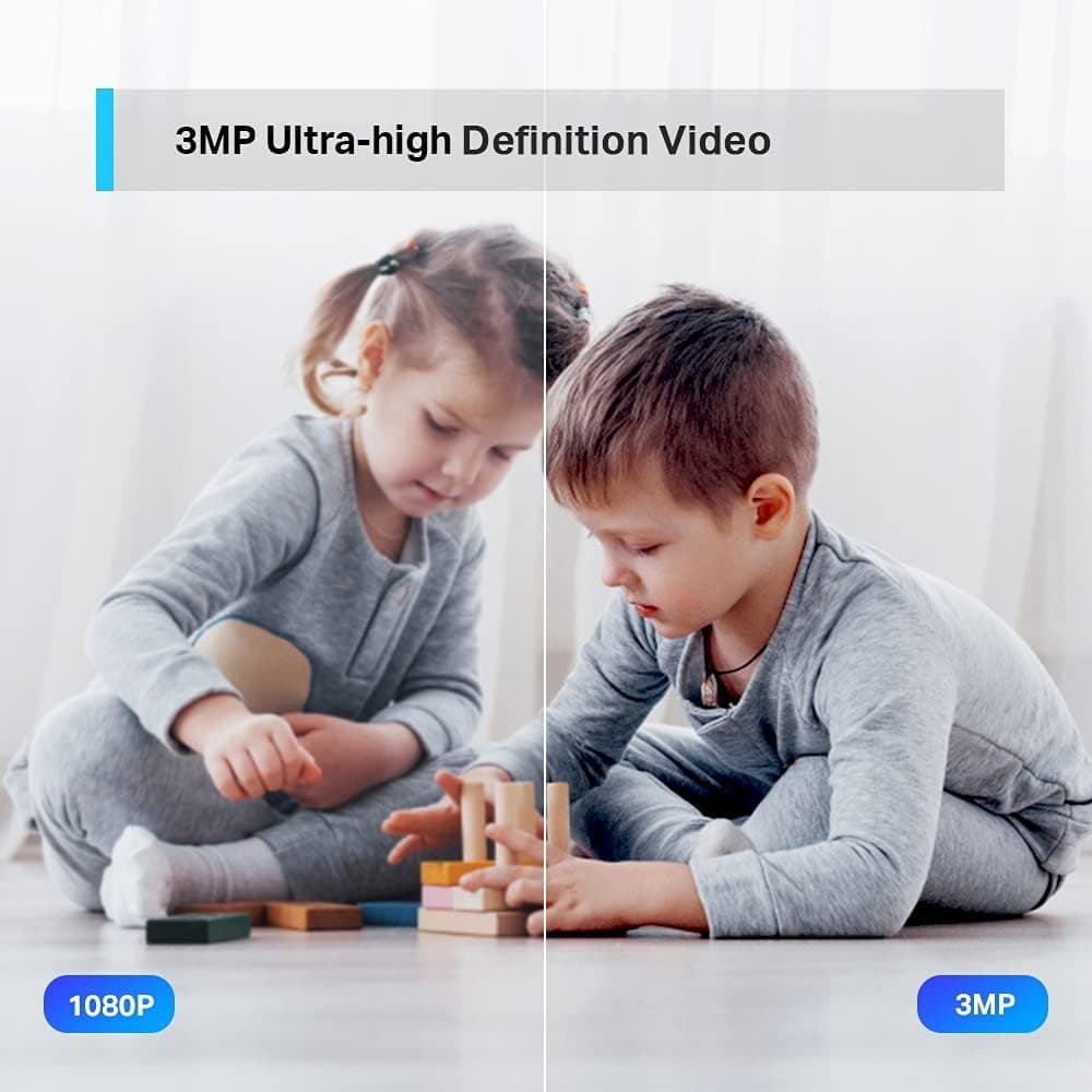 دوربین امنیتی خانگی Tapo 2K چرخان 360° با تشخیص گریه نوزاد و دید شب مدل TC71 دوربین امنیتی خانگی Tapo 2K چرخان 360° با تشخیص گریه نوزاد و دید شب مدل TC71