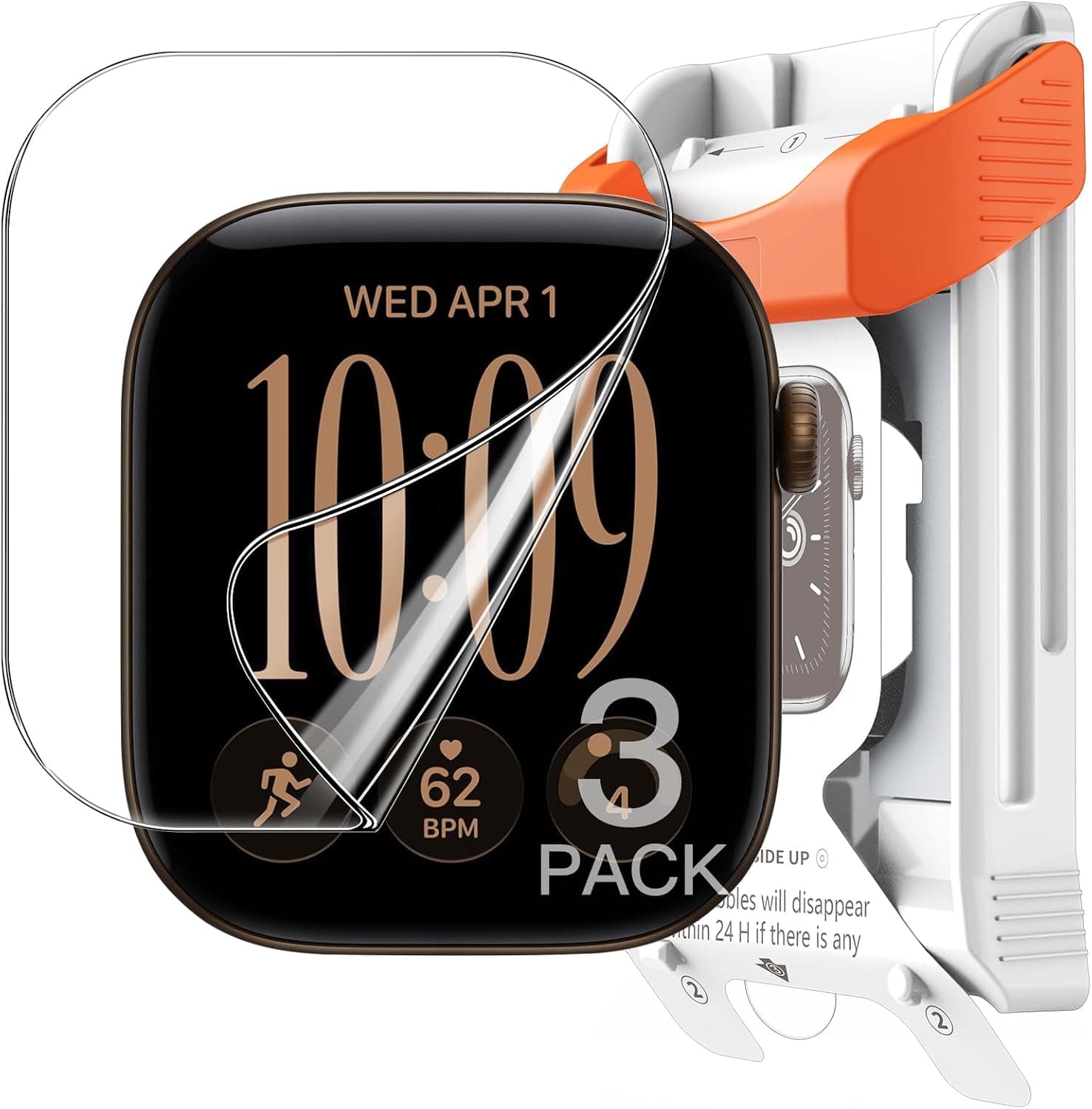 محافظ صفحه نمایش JETech برای Apple Watch Series 12 46mm 3-Pack محافظ صفحه نمایش JETech برای Apple Watch Series 12 46mm 3-Pack