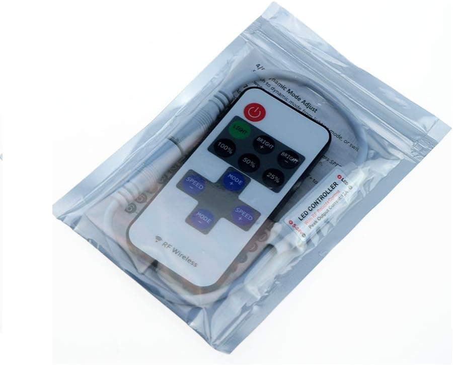 کنترلر بیسیم RF نوار LED Lighting EVER برای نوارهای تکرنگ قابل تنظیم مدل Le mini 6 A، 12 V DC کنترلر بیسیم RF نوار LED Lighting EVER برای نوارهای تکرنگ قابل تنظیم مدل Le mini 6 A، 12 V DC