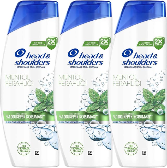 شامپو ضد شوره Head & Shoulders با خنکای منتول بسته 3 عددی 330ml شامپو ضد شوره Head & Shoulders با خنکای منتول بسته 3 عددی 330ml