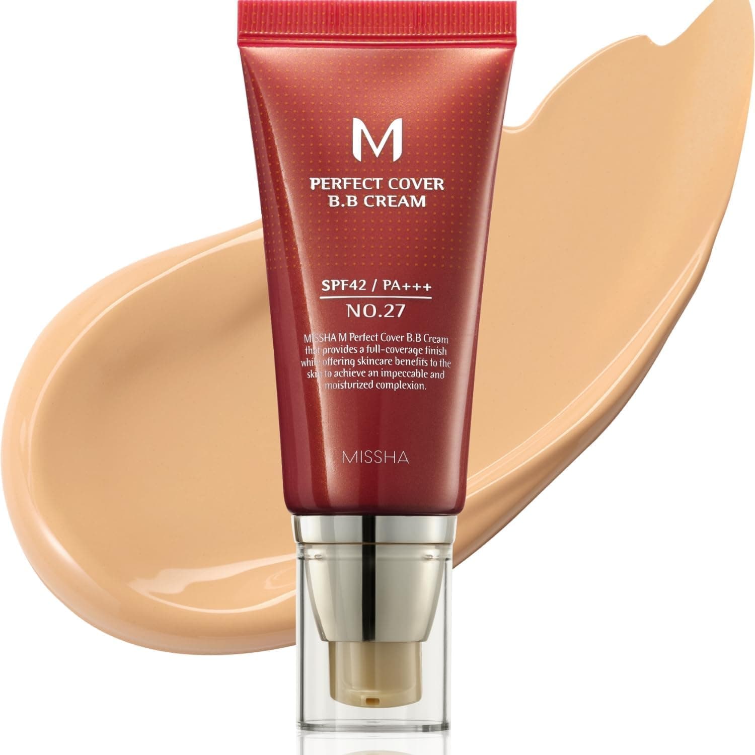 کرم بیبی MISSHA با پوشش کامل M Perfect Cover Ex SPF42 PA No.27 50ml کرم بیبی MISSHA با پوشش کامل M Perfect Cover Ex SPF42 PA No.27 50ml