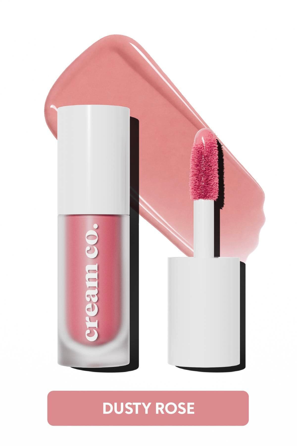 تینت گونه، لب و چشم Cream Co. Glow Tint مرطوبکننده رنگ رز غبارآلود با اسید هیالورونیک و پپتید تینت گونه، لب و چشم Cream Co. Glow Tint مرطوبکننده رنگ رز غبارآلود با اسید هیالورونیک و پپتید