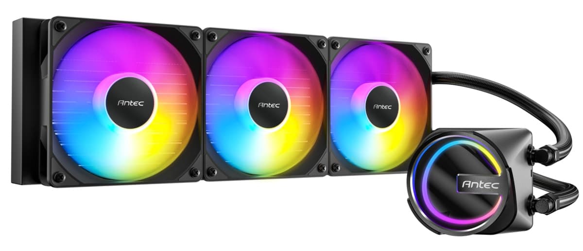خنککننده مایع ANTEC Skeleton 360 ARGB با 3 فن 120mm PWM مشکی خنککننده مایع ANTEC Skeleton 360 ARGB با 3 فن 120mm PWM مشکی
