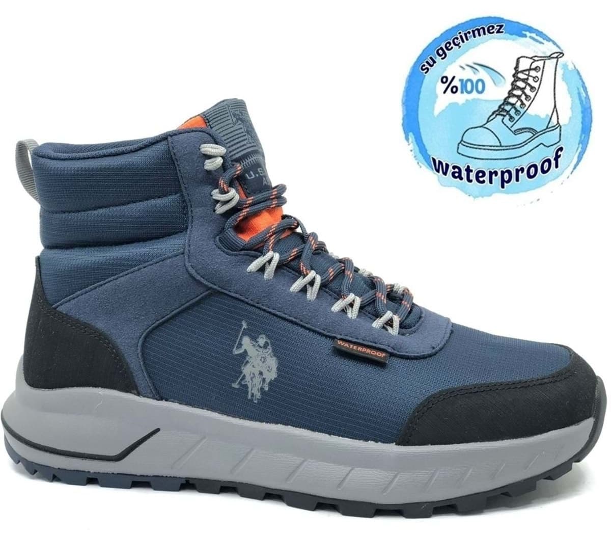 بوت مردانه U.S. Polo Assn ضد آب فضای باز سرمهای مدل Elha بوت مردانه U.S. Polo Assn ضد آب فضای باز سرمهای مدل Elha