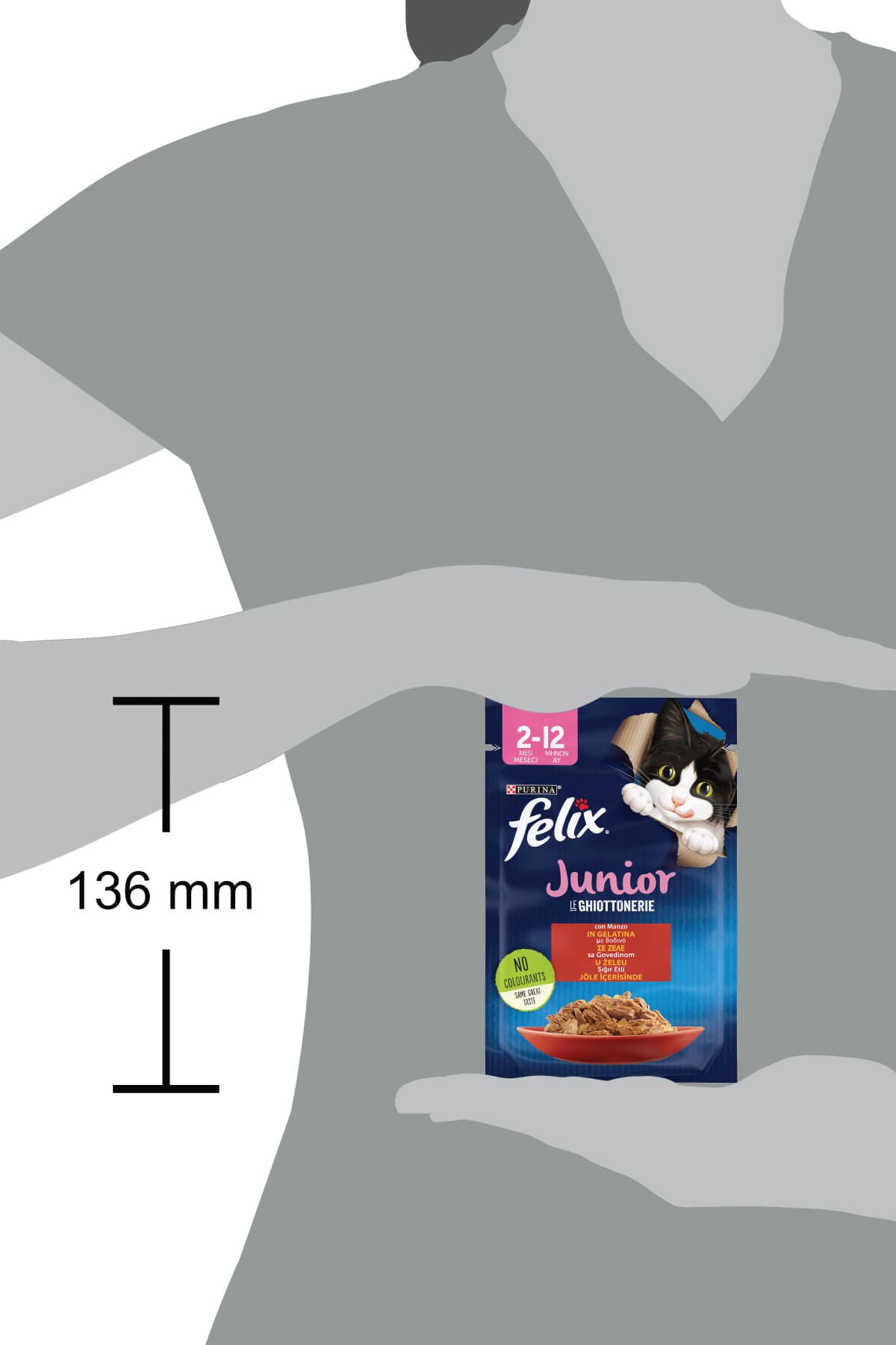 غذای تر بچهگربه FELIX مخلوط 12 x 85 gr (6 عدد مرغی و 6 عدد گوشت گاوی) غذای تر بچهگربه FELIX مخلوط 12 x 85 gr (6 عدد مرغی و 6 عدد گوشت گاوی)