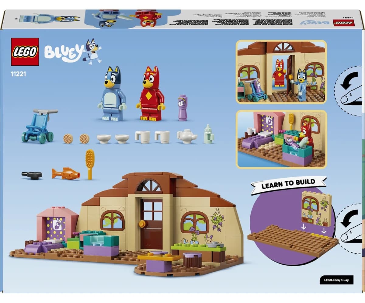 لگو Bluey Rusty و Bluey در مدرسه 106 قطعه مدل 11221 لگو Bluey Rusty و Bluey در مدرسه 106 قطعه مدل 11221