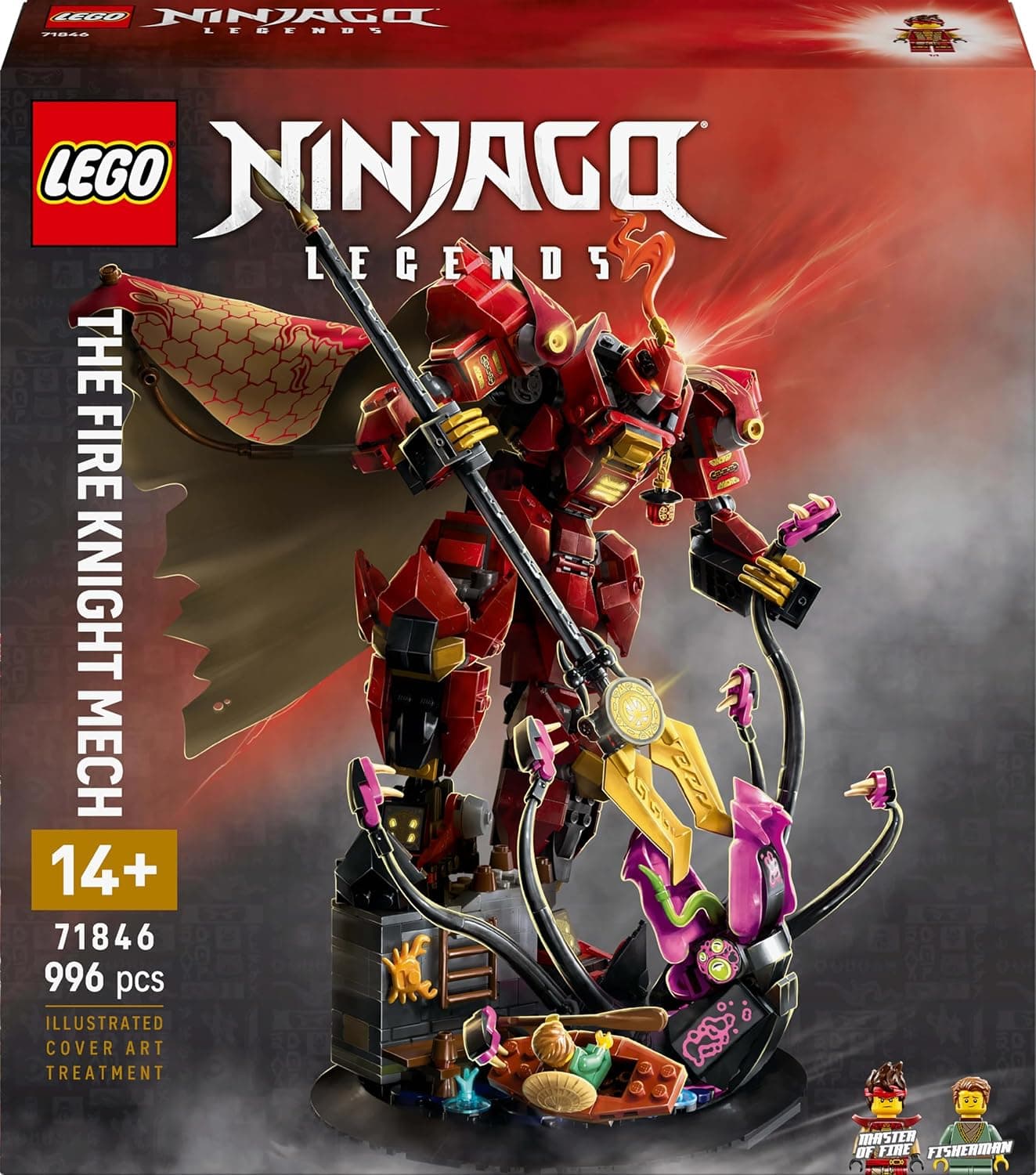 لگو NINJAGO ربات شوالیه آتش مدل 71846 لگو NINJAGO ربات شوالیه آتش مدل 71846