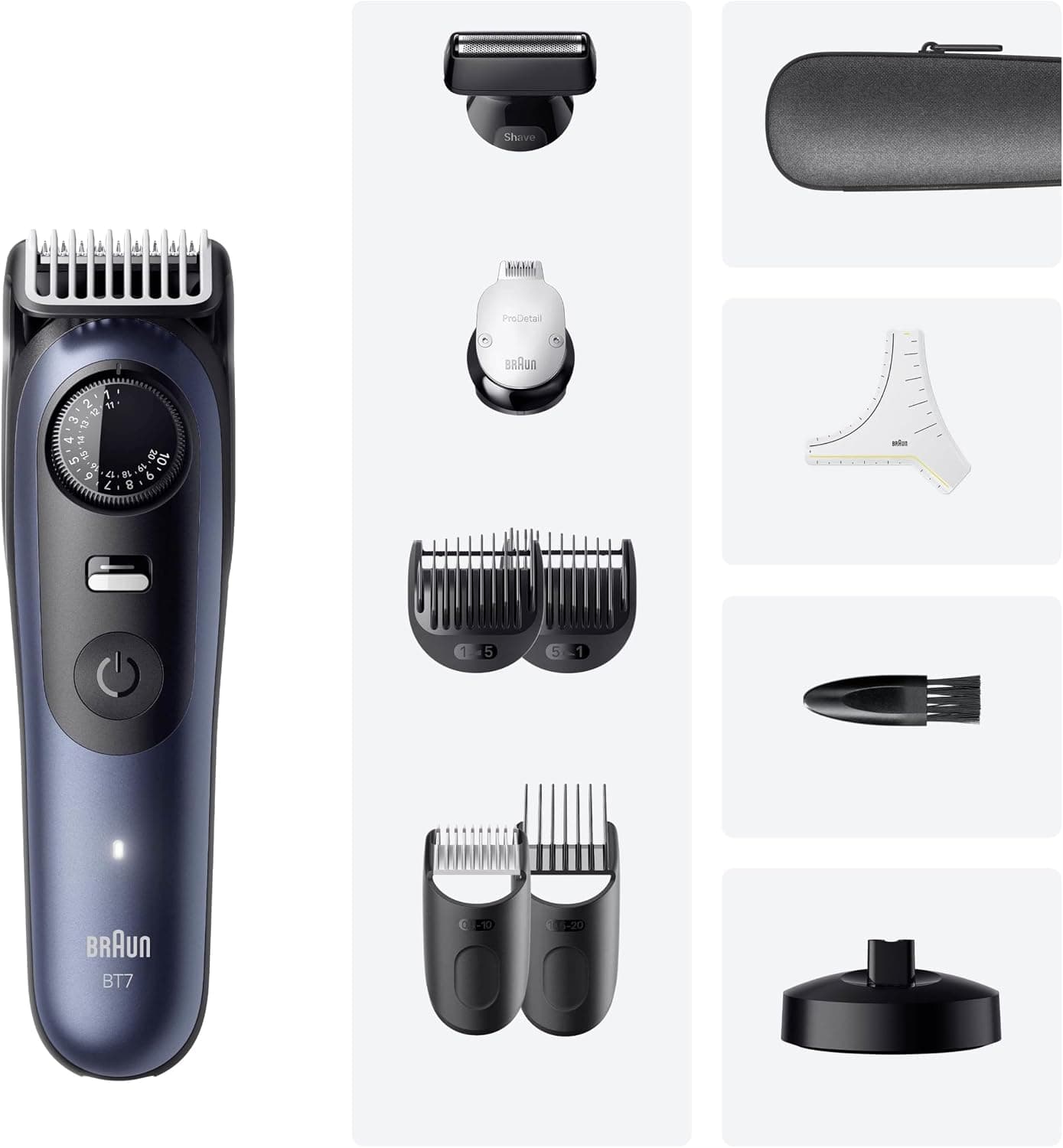 ماشین اصلاح ریش مردانه Braun Series 7 با +10 ملحق بربری ProBlade مدل BT7540 ماشین اصلاح ریش مردانه Braun Series 7 با +10 ملحق بربری ProBlade مدل BT7540